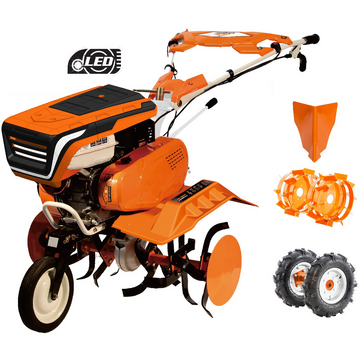 Motosapa Ruris 7500acc1, 7 CP, roti cauciuc 4.00:8, rarita, roti metalice 350 fara manicot