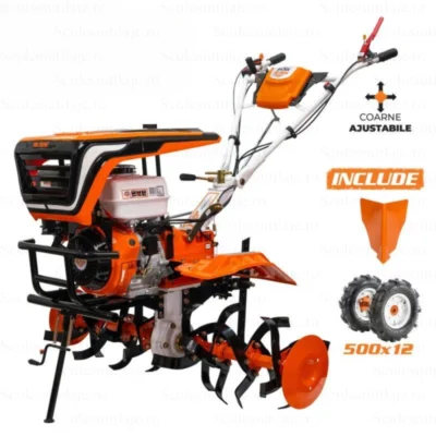 Motosapatoare Ruris 915K, 15 CP, roti cauciuc 5.00:12, rarita